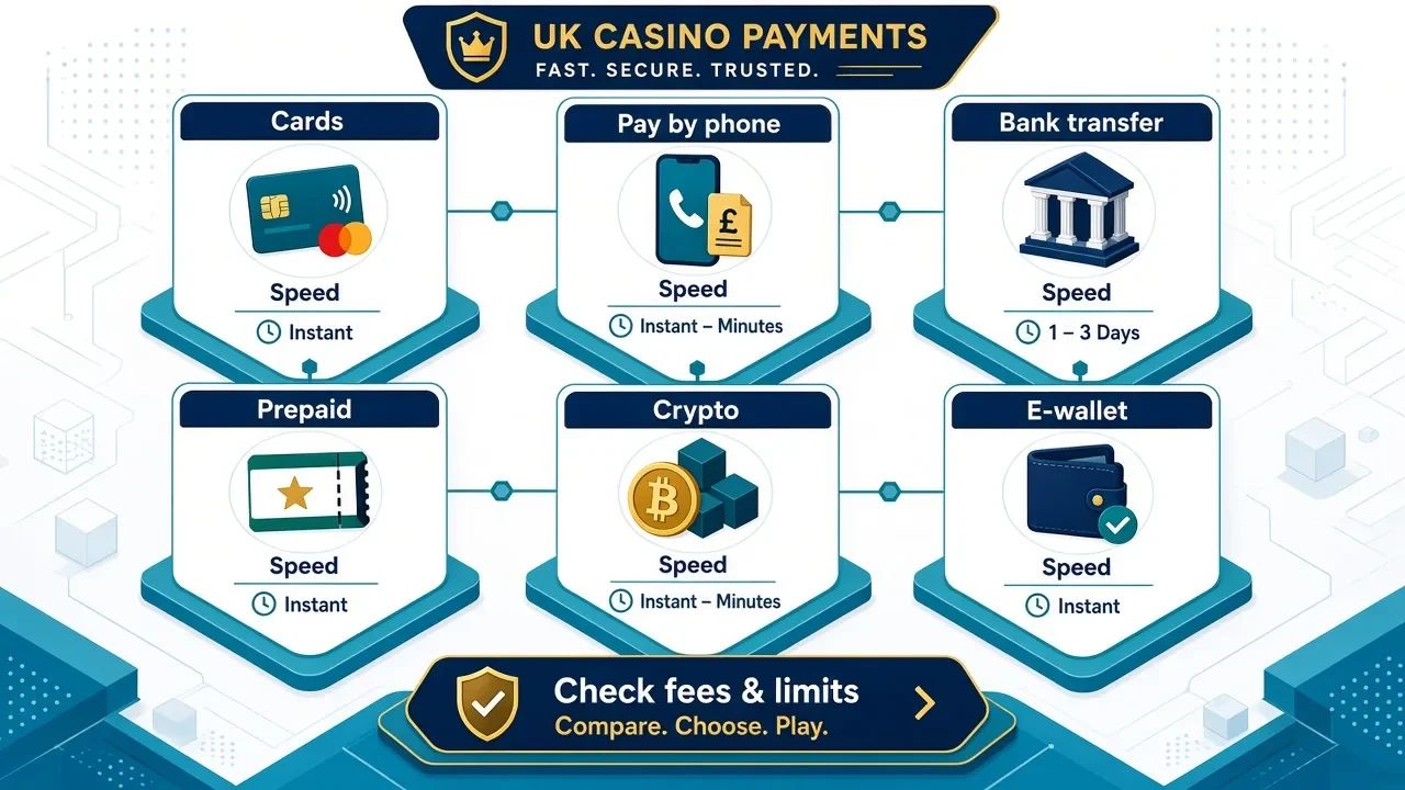 Payment Options Available at UK Non GamStop Casinos
