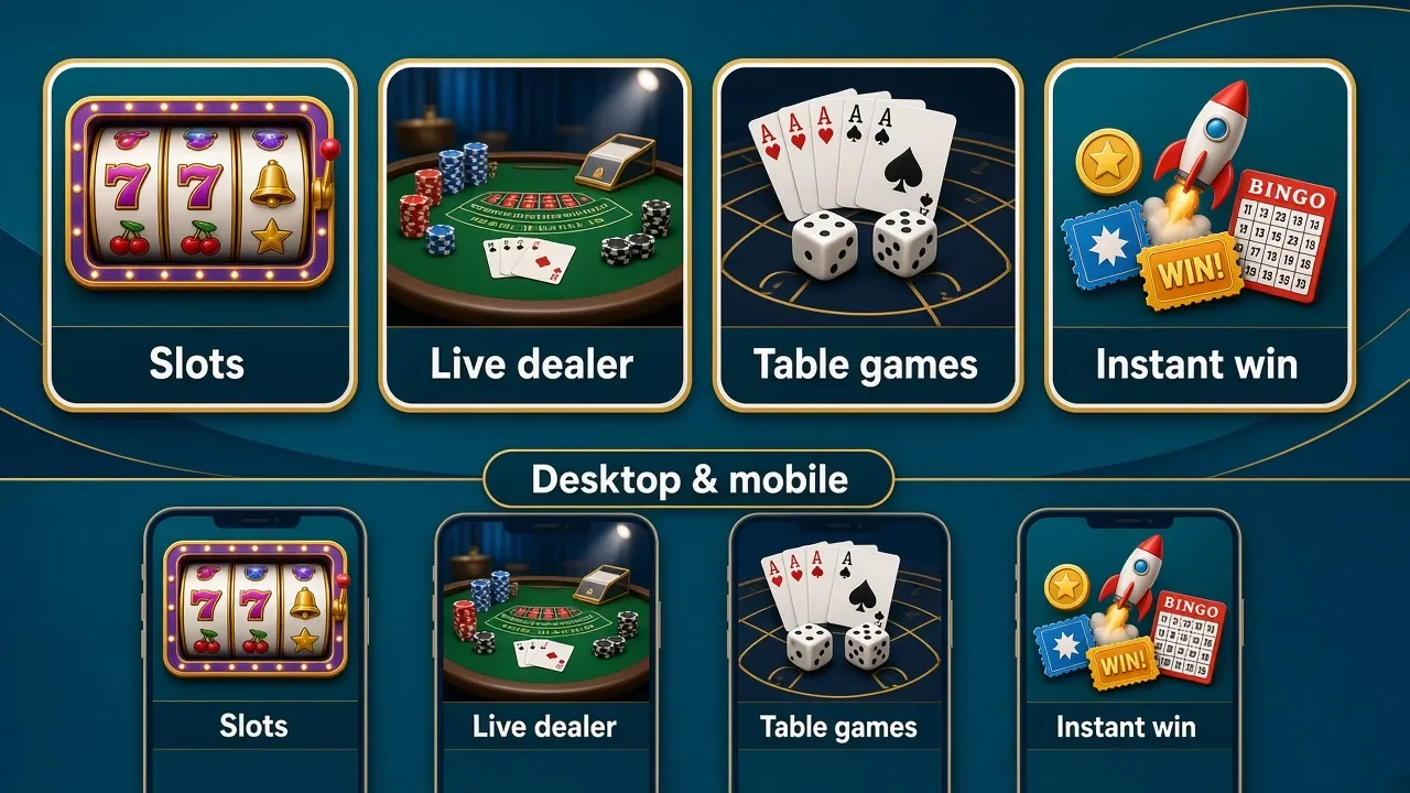 Games Available at Non GamStop Casinos