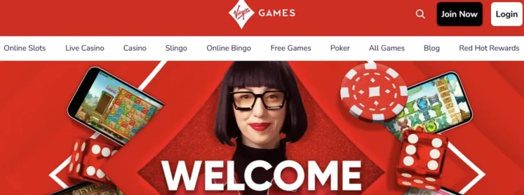 Virgin Games Casino Lobby